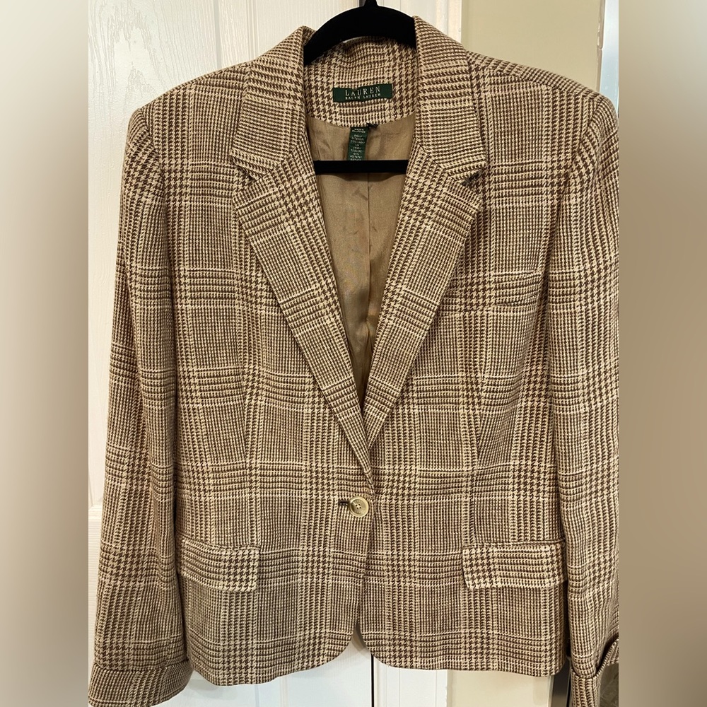 Lauren Ralph Lauren Linen Blazer 16